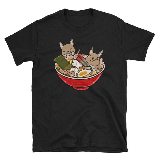 Chihuahua Japanese Ramen Kawaii Shirt, Funny T-Shirt, Dog T Shirt