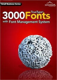 3000 Fonts Summitsoft Corporation Author