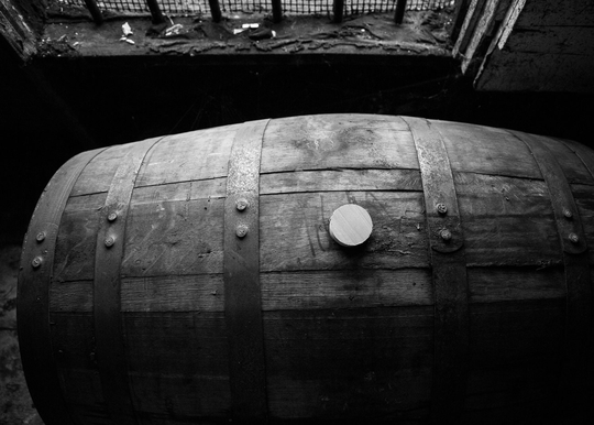 Bourbon Barrel Fine Art Print, Whiskey Canvas & Paper Photo Wall Decoration, Great For Pub, Man Cave, Office, Or Living Room