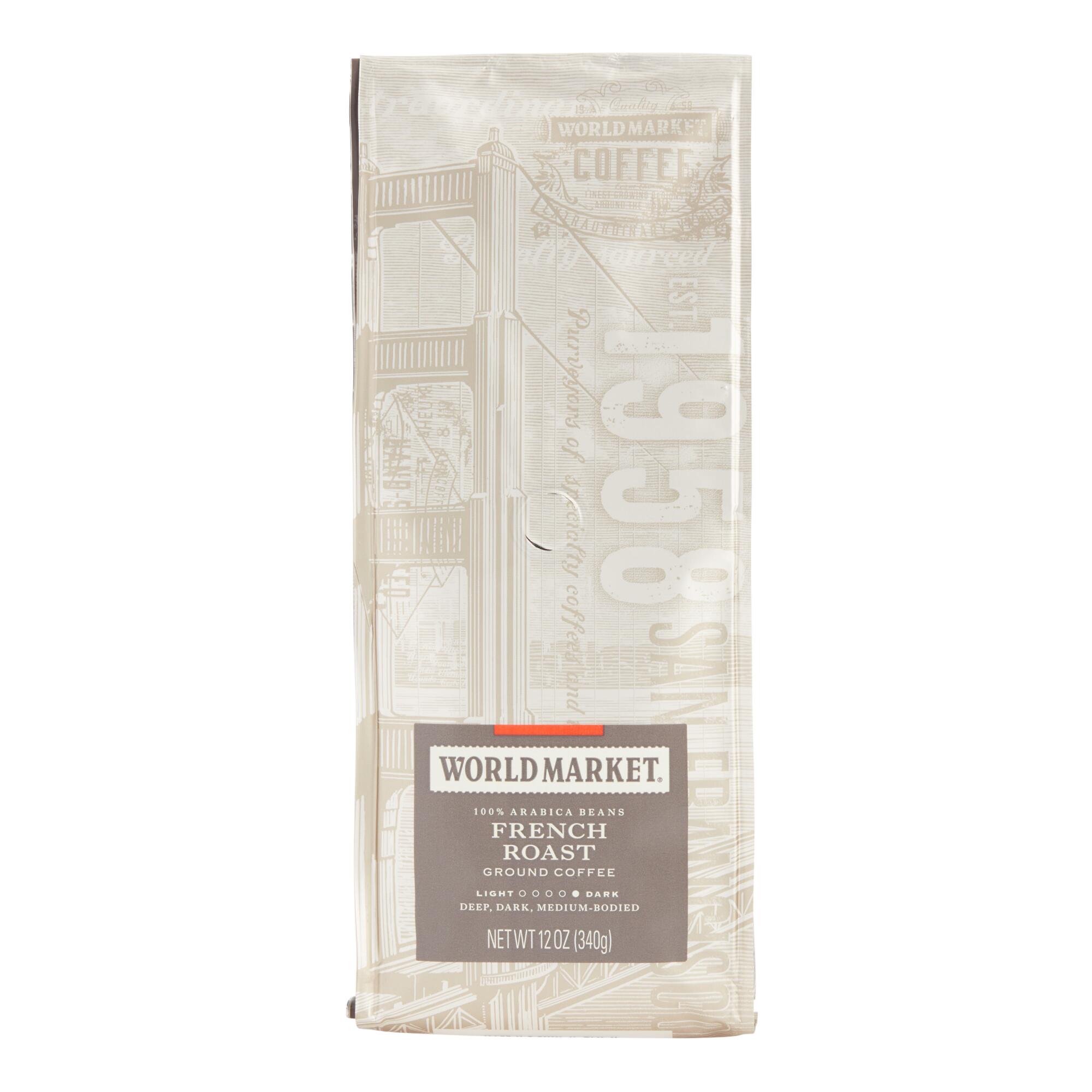 12 Oz. World Market French Roast Ground Coffee Set Of 6 by World Market