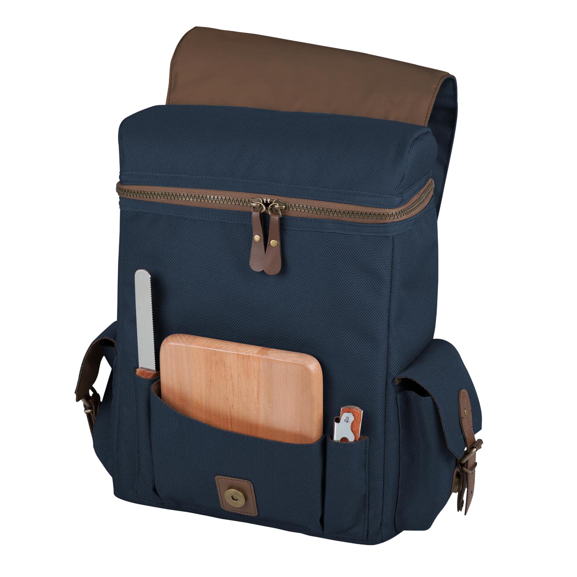 Navy Moreno 3 Bottle Wine Tote Bag: Blue by World Market