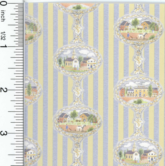 Dollhouse Wallpaper American Colonial Homestead