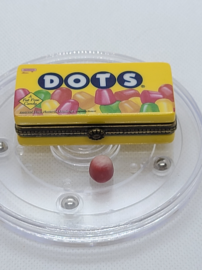 Dots Gummy Candy Porcelain Hinged Box