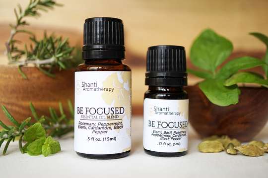 Be Focused Blend For Mental Clarity - Concentration Study Aid Energizing Essential Oil