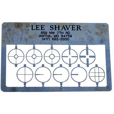 Lee Shaver Post & Aperture Card, Lyman 17a - Post & Aperture Card, Lyman 17a (.470")