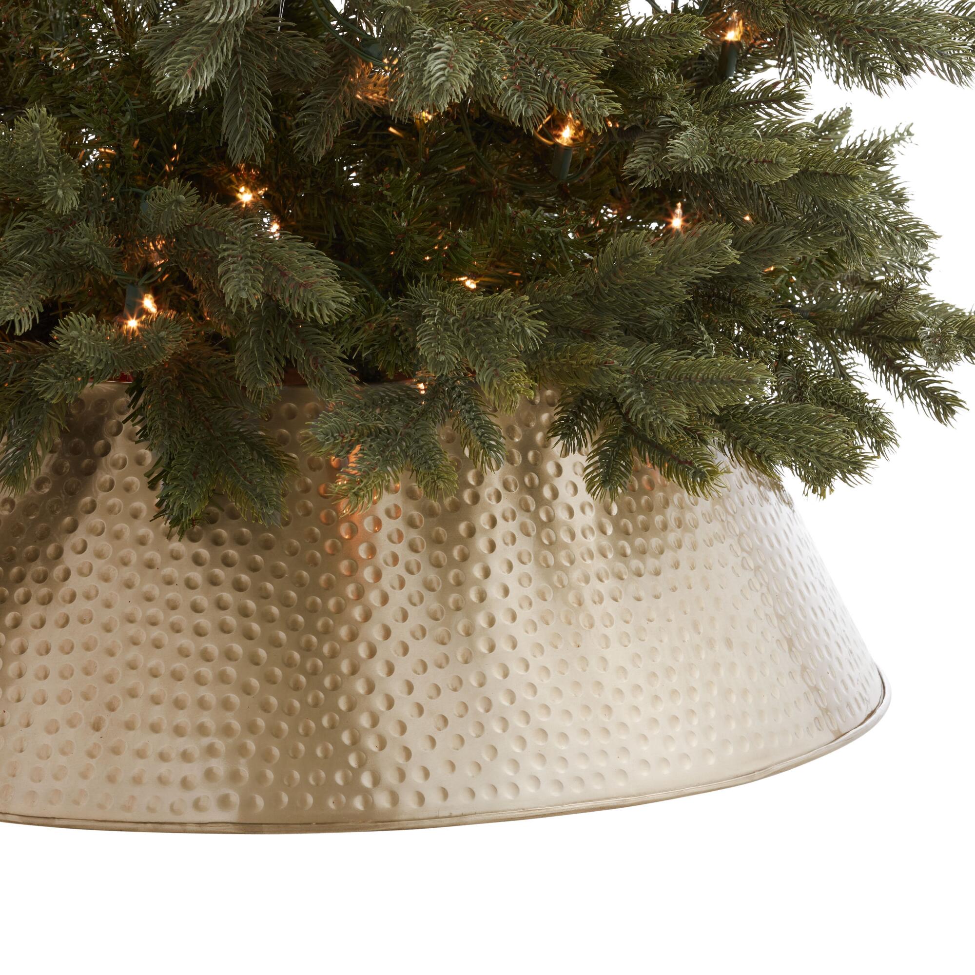 Gold Hammered Metal Tree Collar by World Market
