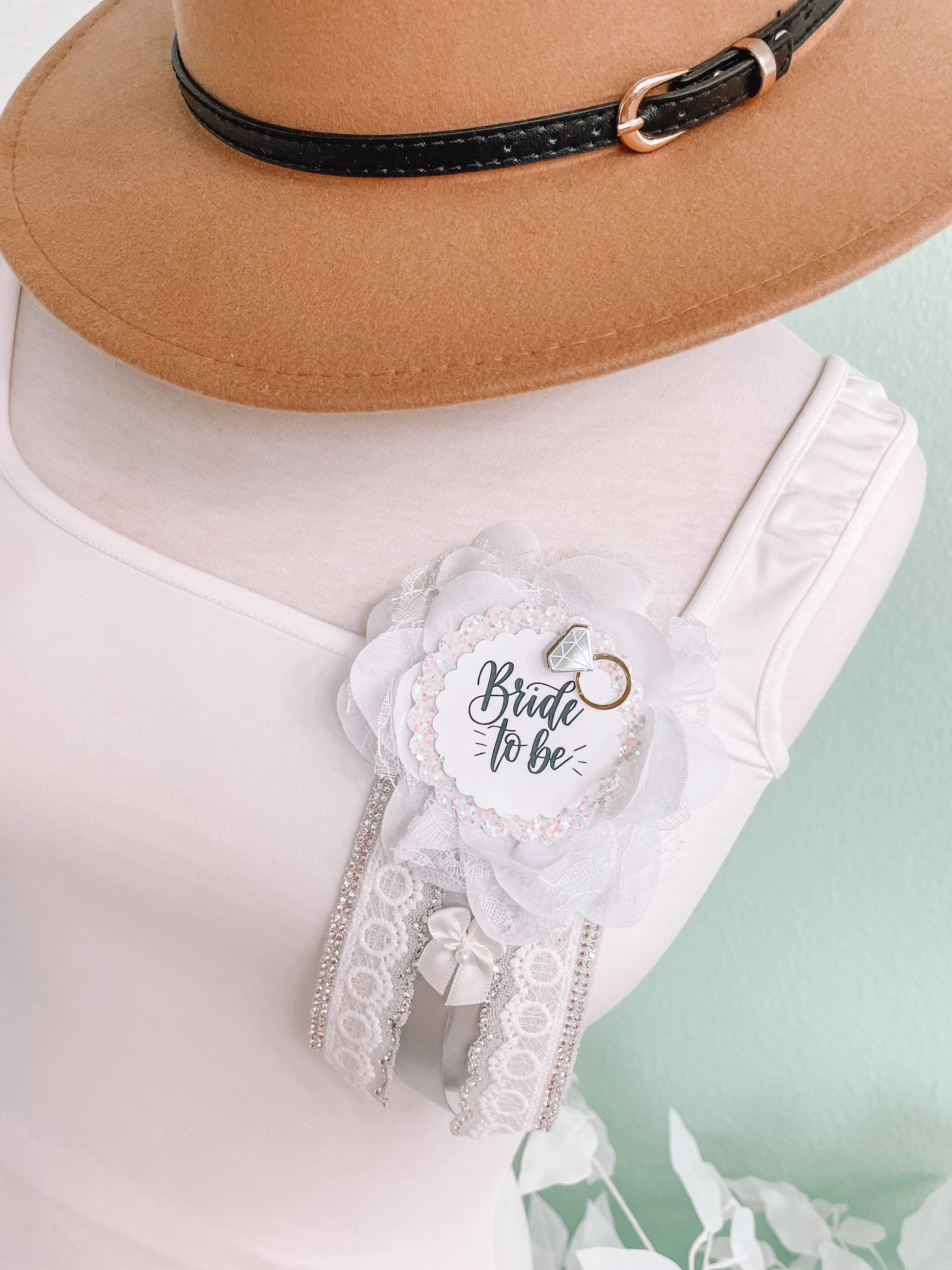 Bride To Be Pin, Bridal Shower Pin For Shower, Wrist Corsage With