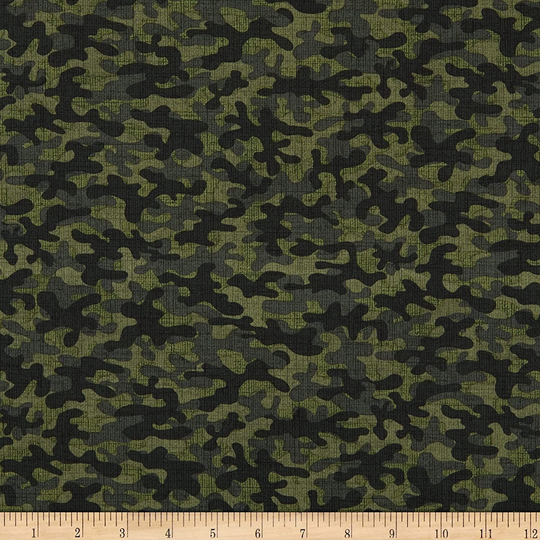 Camo Camouflage Blender in Green By Timeless Treasures 44 Inches Wide 100% Quilting Cotton Fabric Tt-C8000