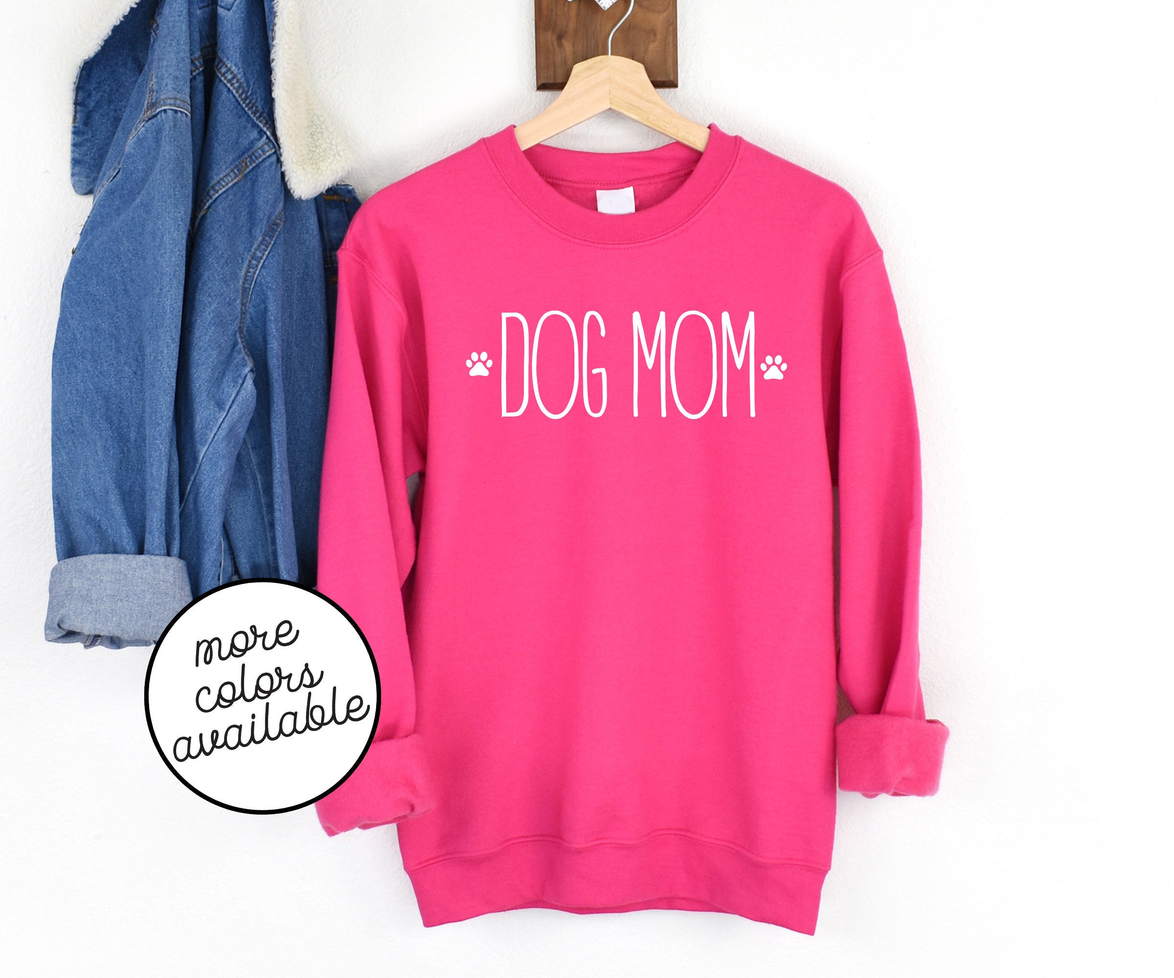 Unisex Soft Oversized Dog Mom Sweater Womens Paw Cute Trending Gift For Wife Daughter Dogs Puppy