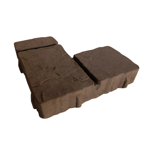 Lowe's 12-in L x 12-in W x 2-in H Blend Concrete Paver in Brown | 10507291