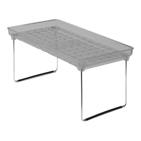 Large Madesmart Carbon Black Stacking Shelf - Plastic by World Market