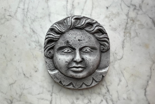 Vintage New England Gravestone Plaster Cast