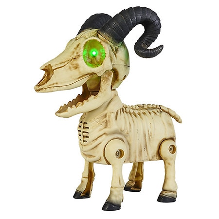 Festive Voice Animated Skeleton Ram - 1.0 ea