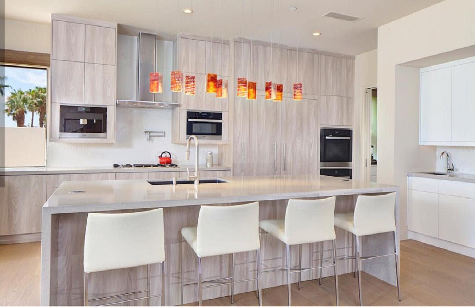 Modern Farmhouse Kitchen Island Lighting, Stain Glass Hanging Lamp Large Pendant Light
