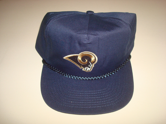 Rams Script Vintage Snapback Hat Cap Vintage 90S