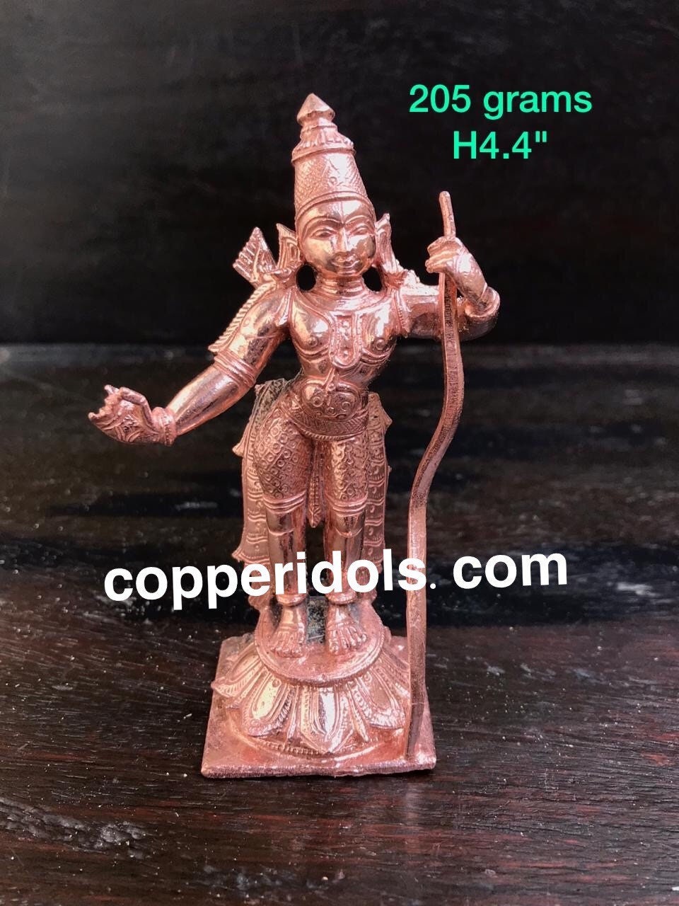 Prasiddh Copper Idols Presents Shri Ram Dig Vijaya Rama Kodanda Moola Idol