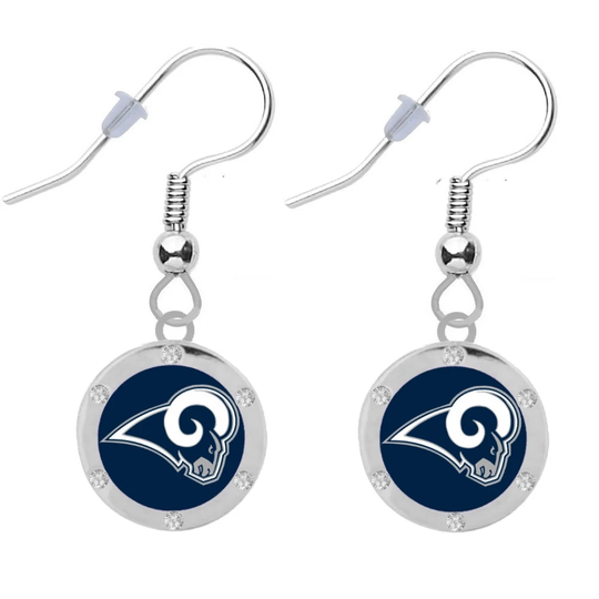Los Angeles Rams Crystal Earrings