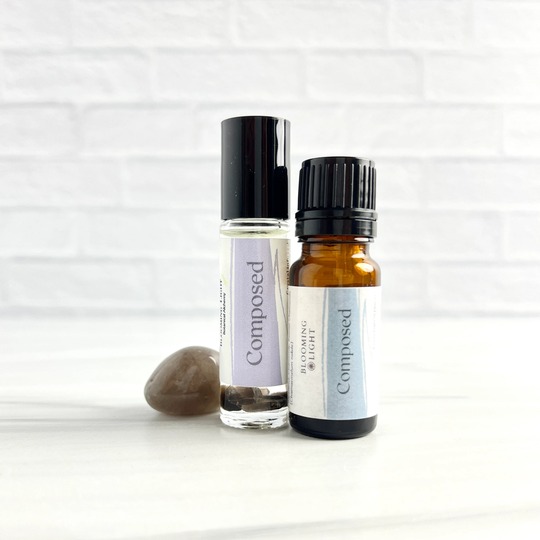 Composed Essential Oil Blends | Crystal Infused Aromatherapy For Stress Relief Available in Pure Or Roller