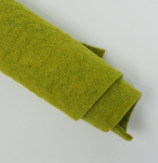 Hand Washed Merino Wool Blend Felt 9"x12" Sheets Outdoor Retreat Green Color