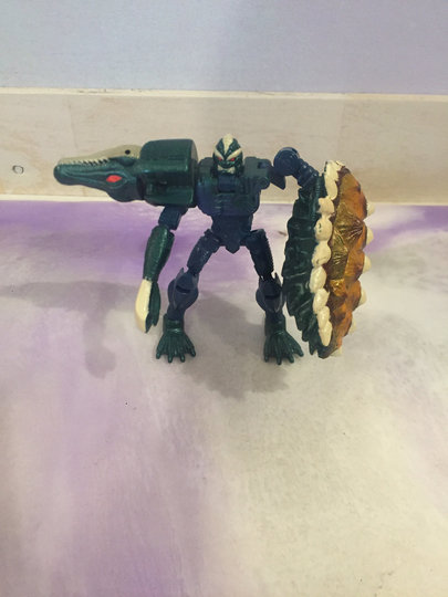 Vintage Terragator Deluxe Transformers Action Figure Beast Wars 1997 Kenner Robot Toy Missing Back Legs Tail