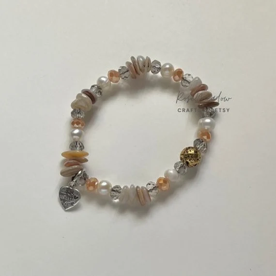 Caramel Beaded Bracelet