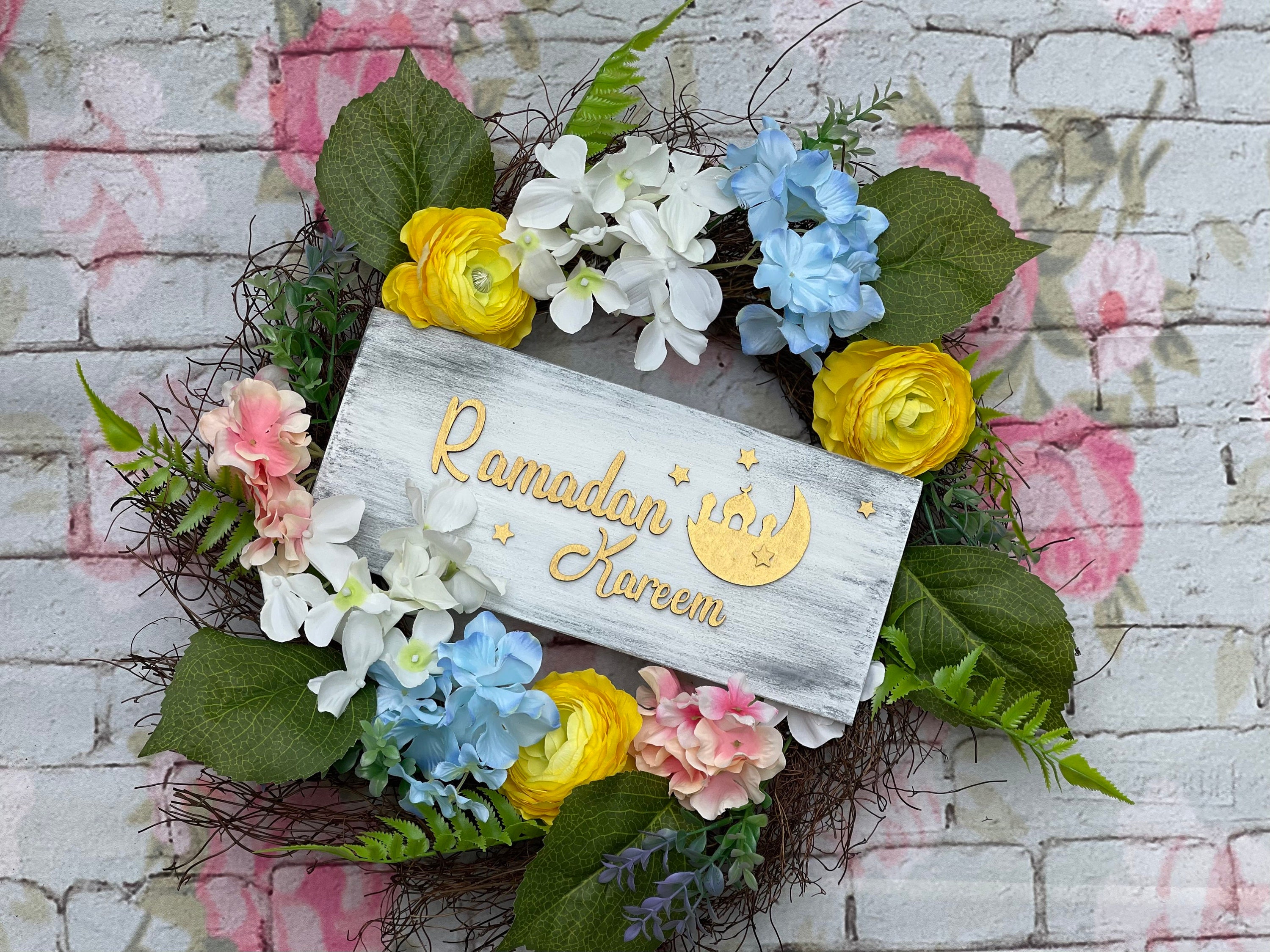 Ramadan Wreath, Eid Decor, Door Decor
