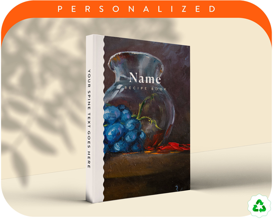 Recipe Book, Family Favorite Recipes, Kitchen Notebook, Personalized, Holder, Gift, Fork & Spoon