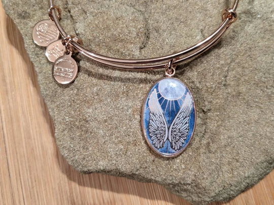Alex & Ani Guardian Angel Charm Bangle Bracelet