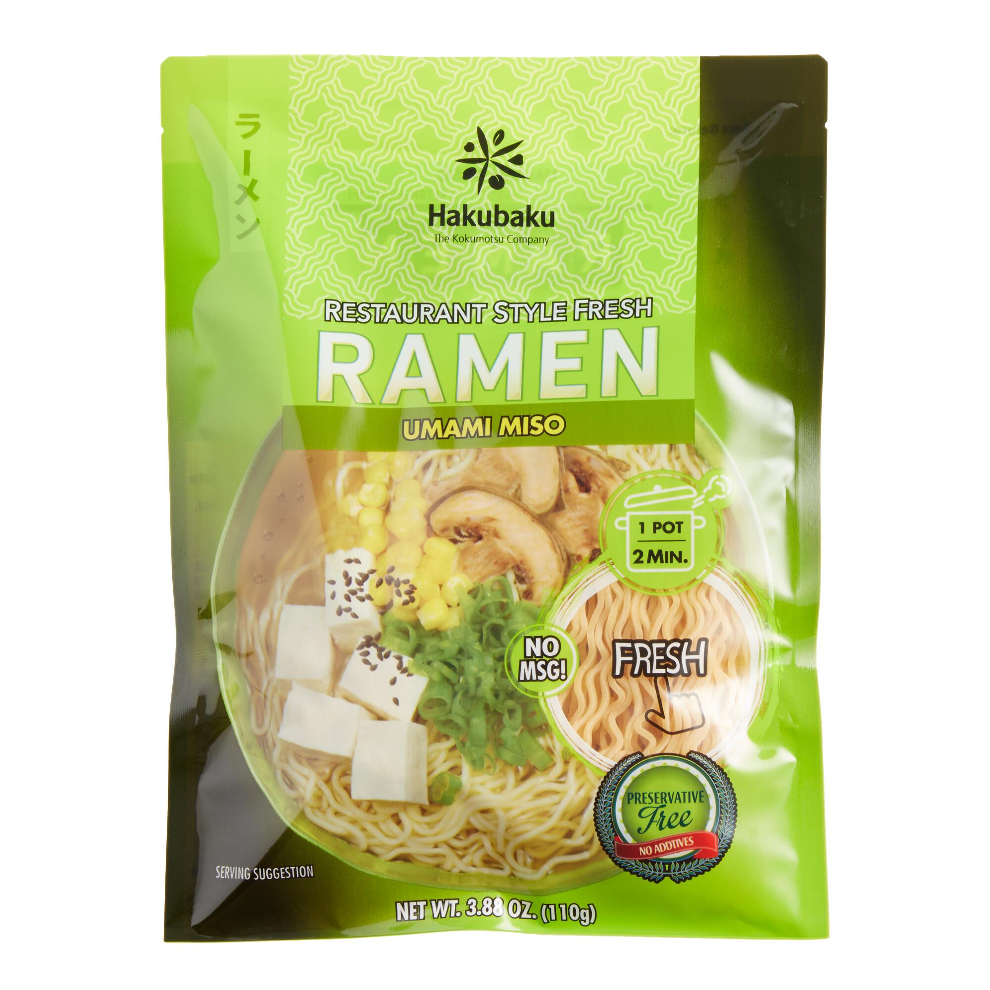 Hakubaku Umami Miso Fresh Ramen Set of 2 by World Market
