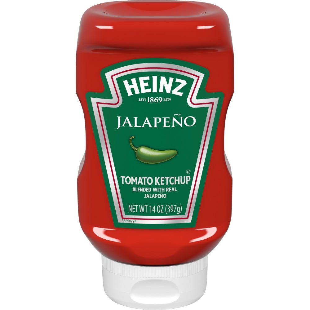 Heinz Jalapeno Tomato Ketchup - 14 oz