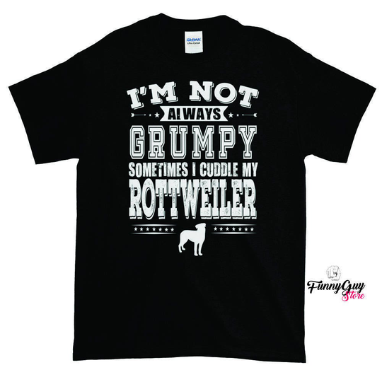 Rottweiler T Shirt | Tee Funny Lover Gift Dog Grumpy