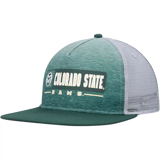 Men's Colosseum Green/Gray Colorado State Rams Snapback Hat