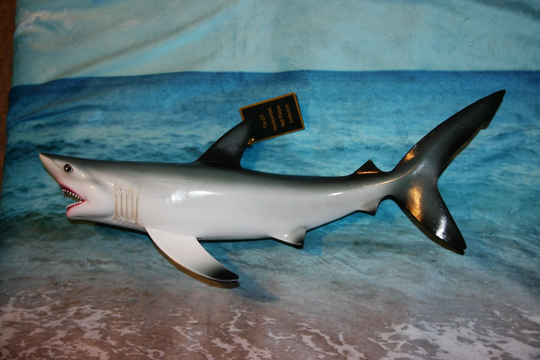 Fathers Day Gift Large 18" Great White Shark Wall Hanging Free Ship
