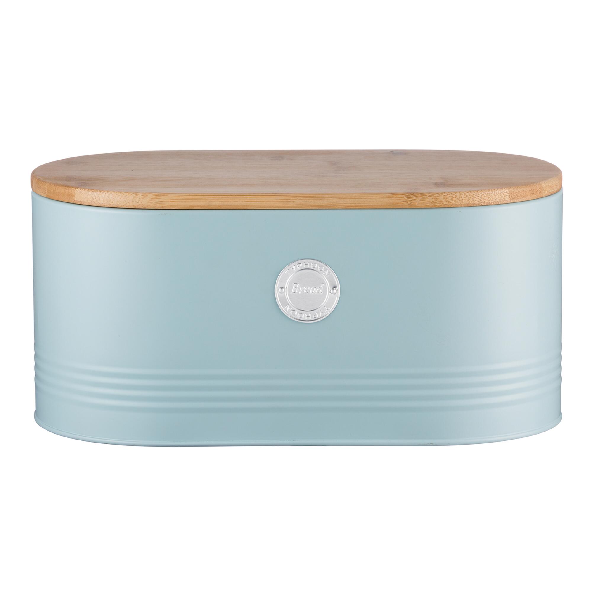 Typhoon Living Steel Bread Bin with Bamboo Lid by World Market