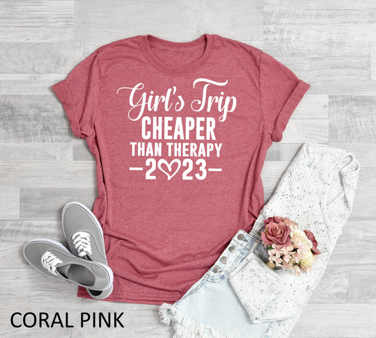 Girl's Trip Shirt, Shirts, 2023 Matching Girls Besties Travel Vacation Shirt
