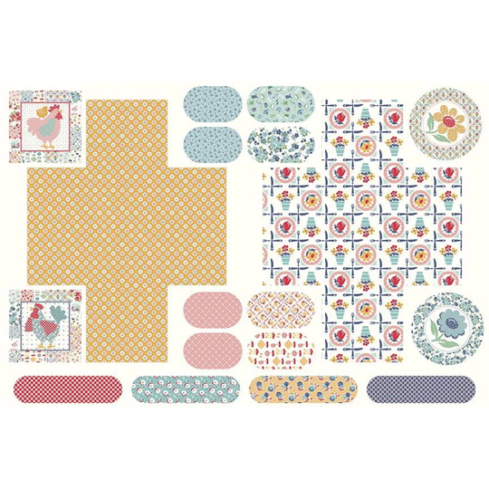 Lori Holt Cook Book Home Décor Casserole Carrier & Hot Pad Panel