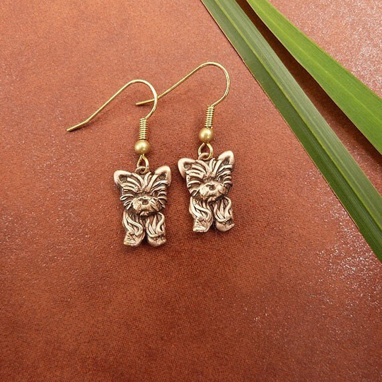 Yorkie Earrings Yorkshire Terrier Jewelry Dog Lover Gift