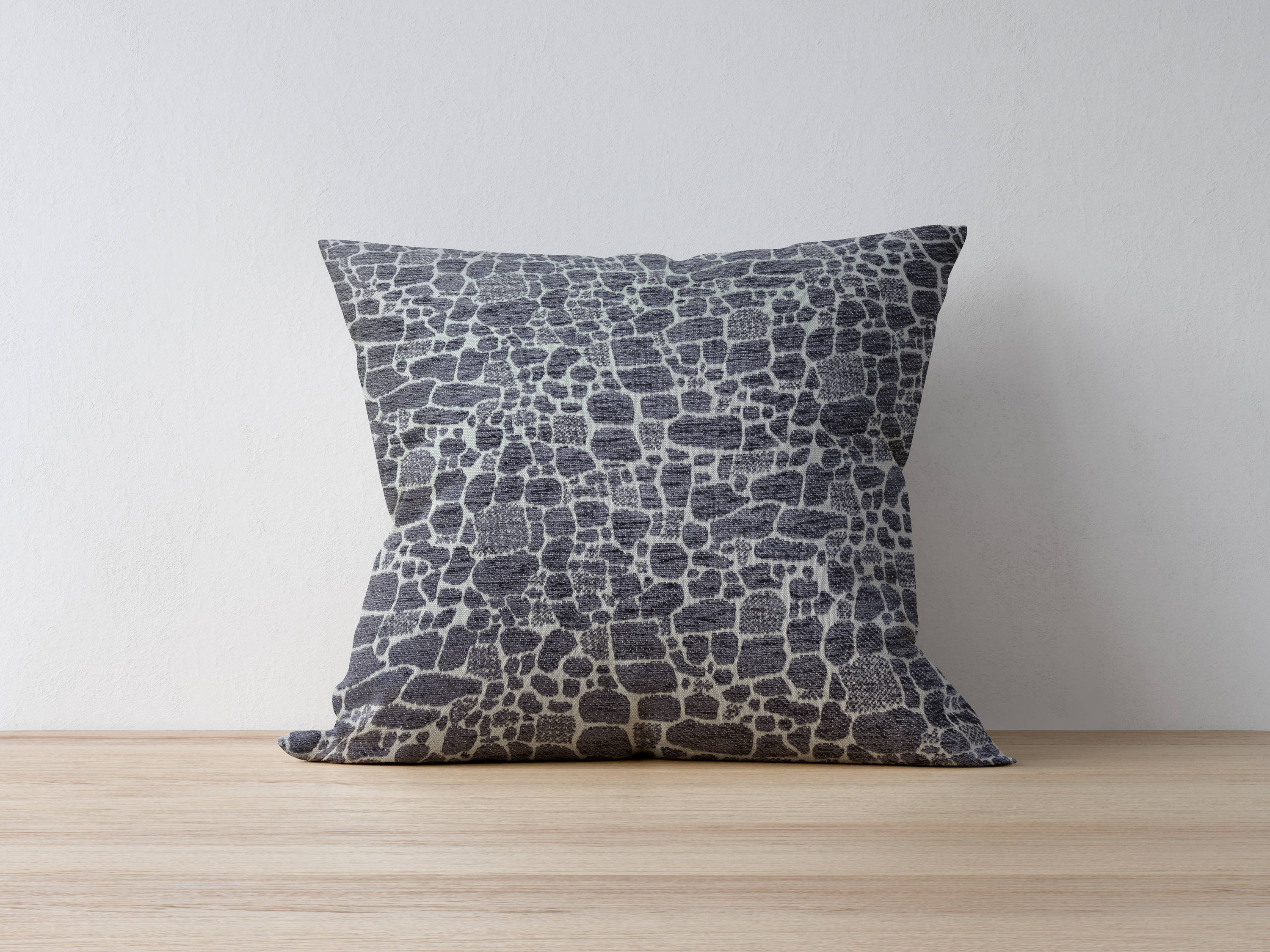 Westex 20-in x 20-in Gray Cotton/Polyester Blend Indoor Decorative Pillow | 651488