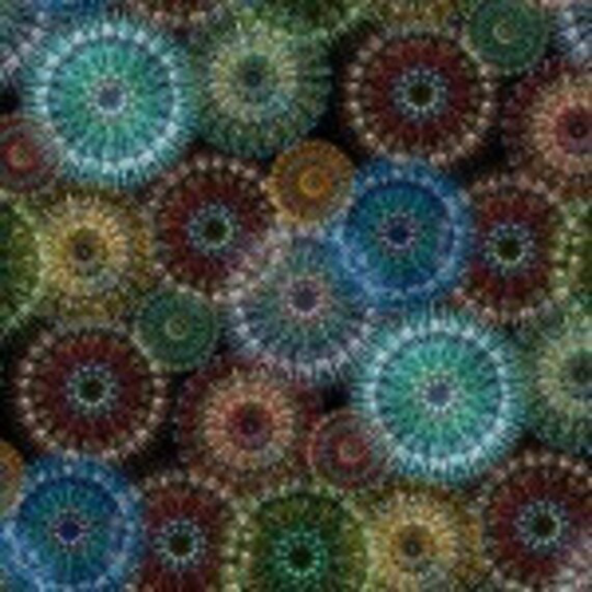Bohemian Blend, Multi Color Spectrum, Digital Print, By Hoffman Fabrics