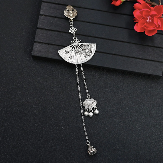 Vintage Chinese Waist Jewelry Style Cosplay Cheongsam Flap Pressing