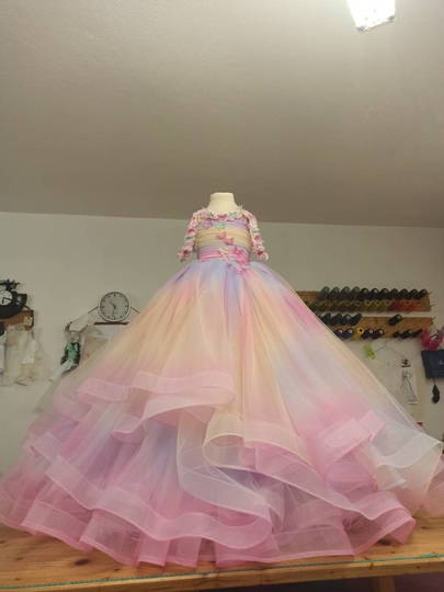 Pastel Colours Dress, Rainbow Dress Photoshoot Birthday Party