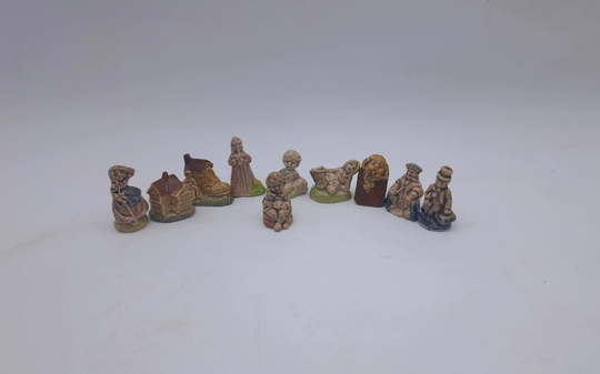 Set Of 10 Wade Whimsies Nursery Rhyme Figurines Includes Little Jack Horner