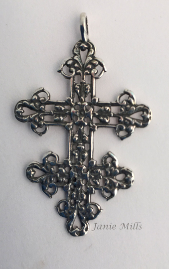 Cross Of Lorraine Sterling Silver Or Bronze