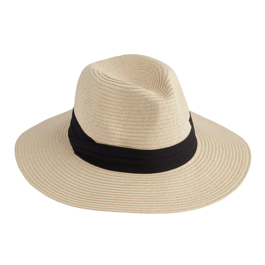 Panama Hat With Black Band by World Market