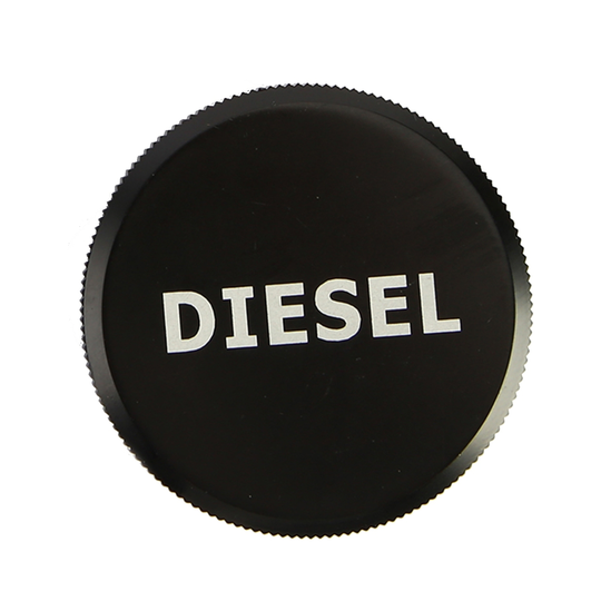 Fuel Gas Cap Leak-proof Seamless Fit Aluminum Alloy Round Car Fuel Tank Cap for Dodge-Ram 2013-2016 - black
