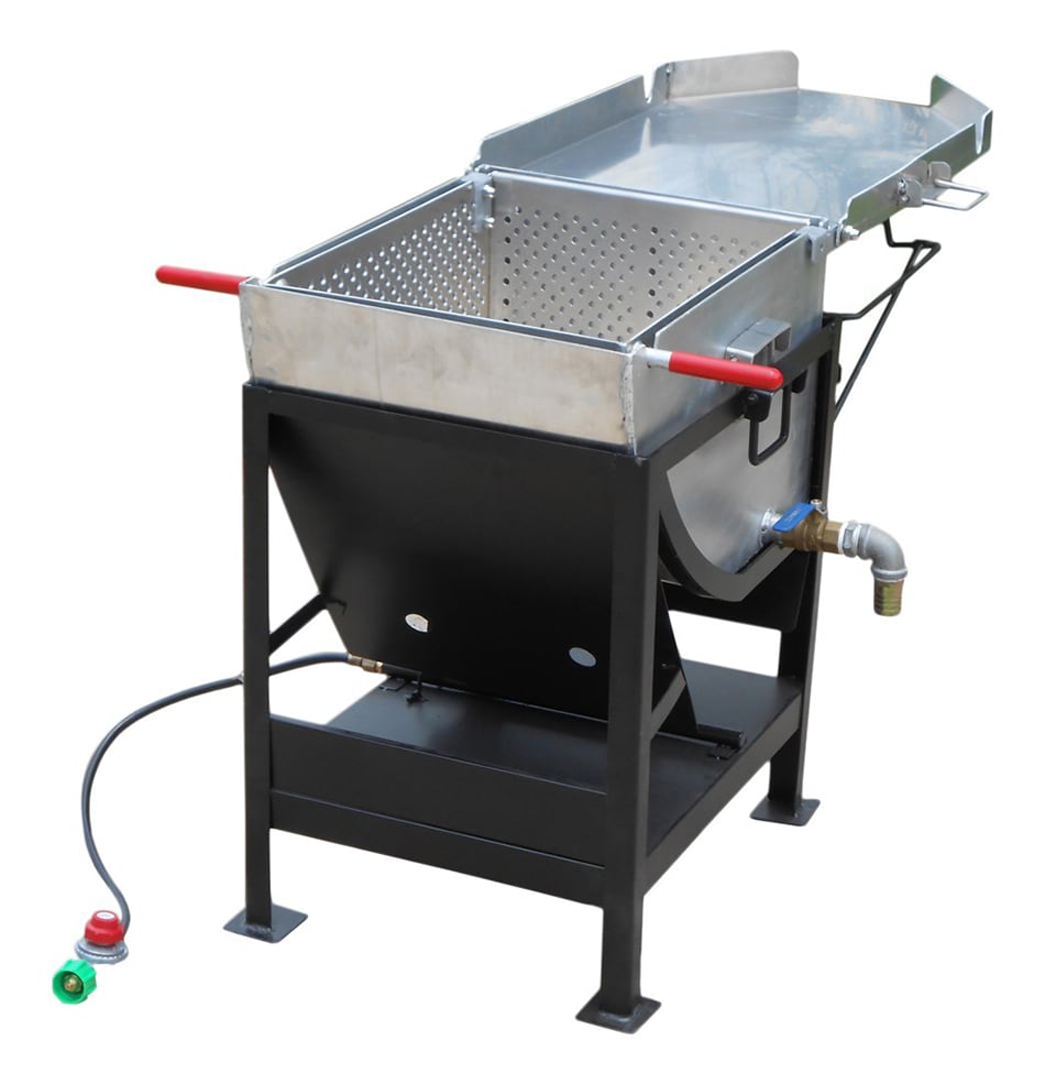 King Kooker 30-in Propane 20-lb Cylinder Manual Ignition Jet Cooker in Black | 4545