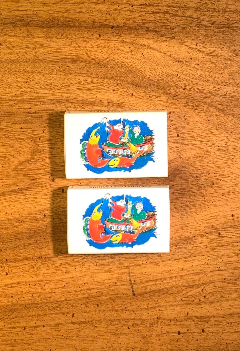 Vintage Matchbooks, Aliotos, Seafood, Restaurant, Fishermans Wharf, San Francisco, Lot Of 2, Matchbox, Free Ship in Usa