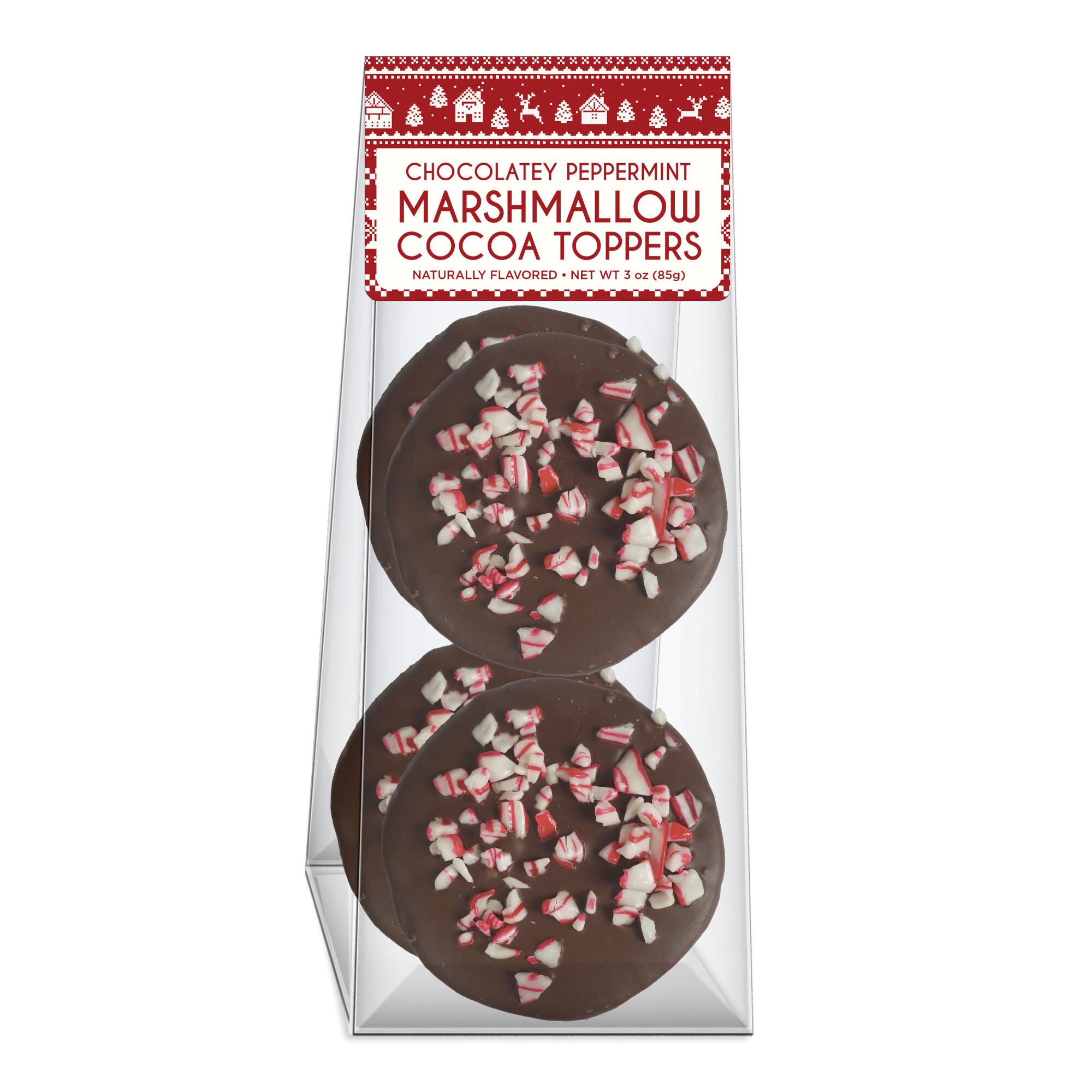 Melville Peppermint Marshmallow Hot Cocoa Toppers 4 Pack by World Market