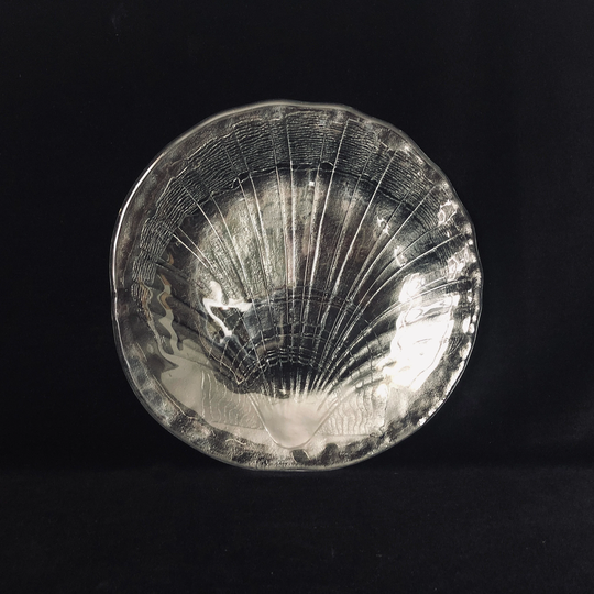 Glass Scallop Plate, Kosta Boda Party Marina...?