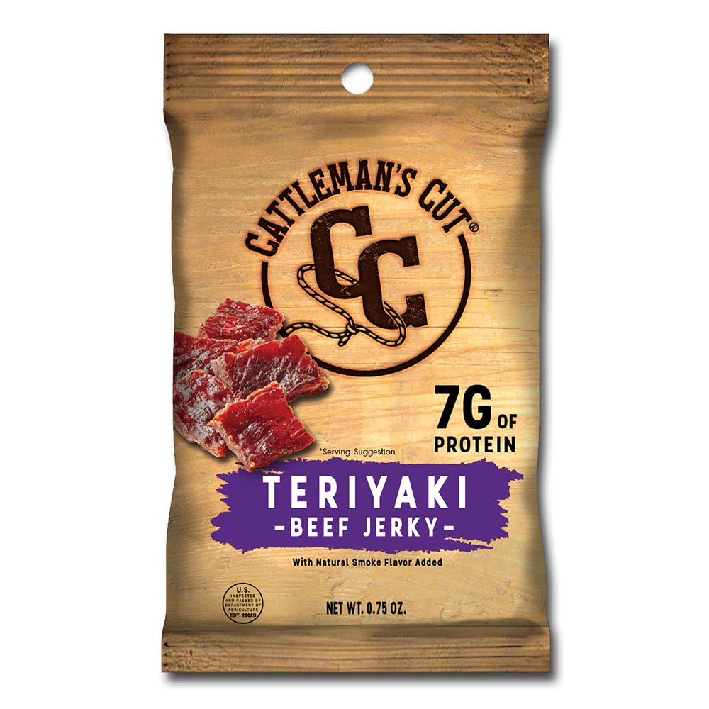 Cattleman's Cut Beef Jerky, Teriyaki - 0.75 oz